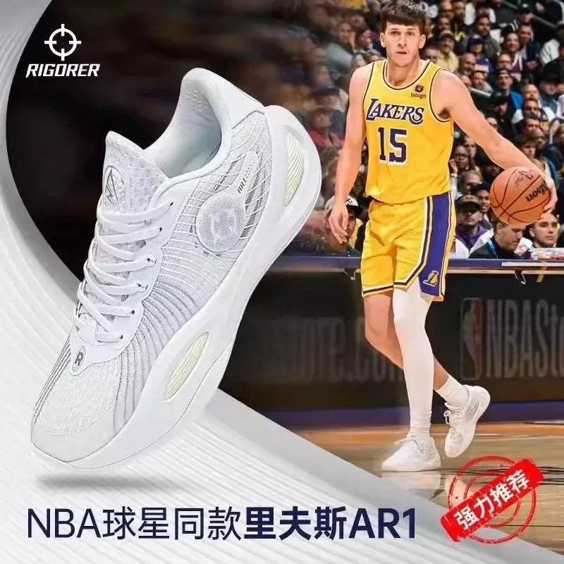 RIGORER Men AR1 Professional Basketball Shoes Austin Reaves Signature Shoes Rigorer Cushion Stable Support Wearable Sneakers AR - KICKSTART