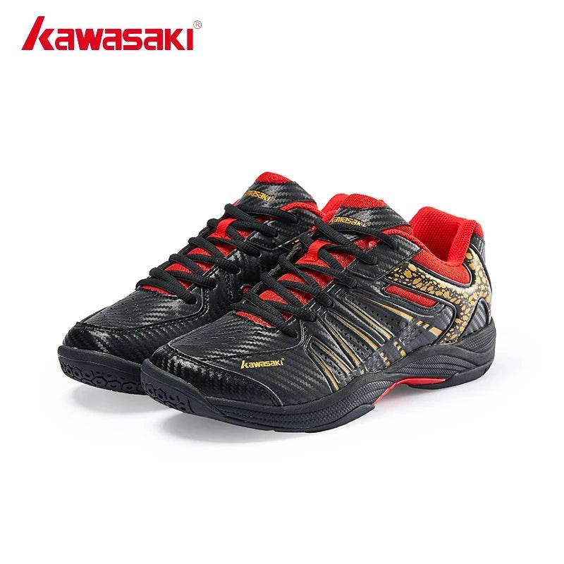 Kawasaki New Badminton Shoes Sneakers Mens Tennis Breathable Anti-Slippery Sport Shoes for Men Women K-065D - KICKSTART