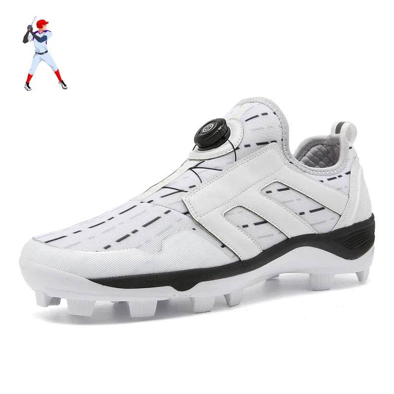 Professional Men's Baseball Shoes Training Long Spikes Softball Shoes Cleats and Turf Practice Shoes Beginners Baseball Sneakers - KICKSTART