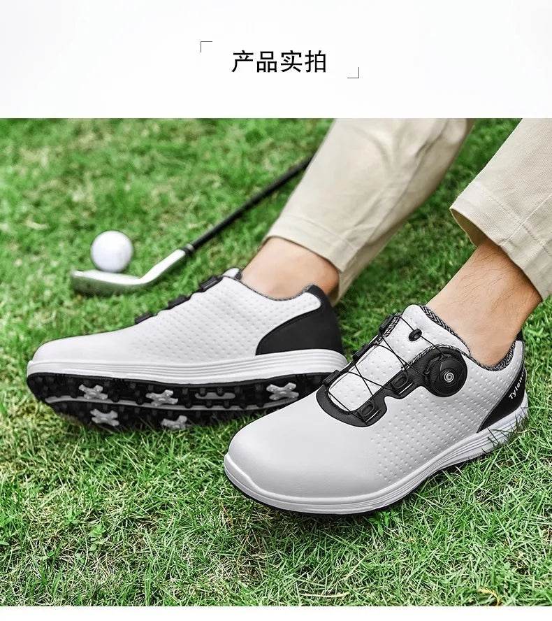 Singelila Men's Golf Shoes Brand No Cleats Comfortable Outdoor Training Walking Sneakers Men's Golf Coach Shoes 37-46 - KICKSTART