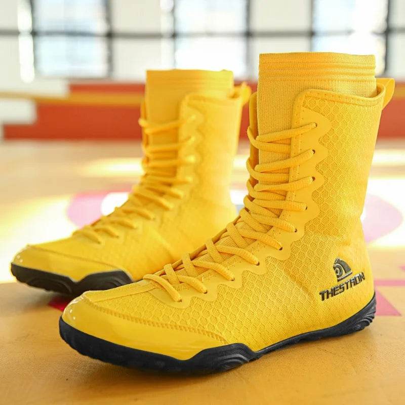 Professional Wrestling Boots Men Women Luxury Brand Boxing Sport Shoes Unisex Top Quality Gym Training Shoe Big Boy - KICKSTART