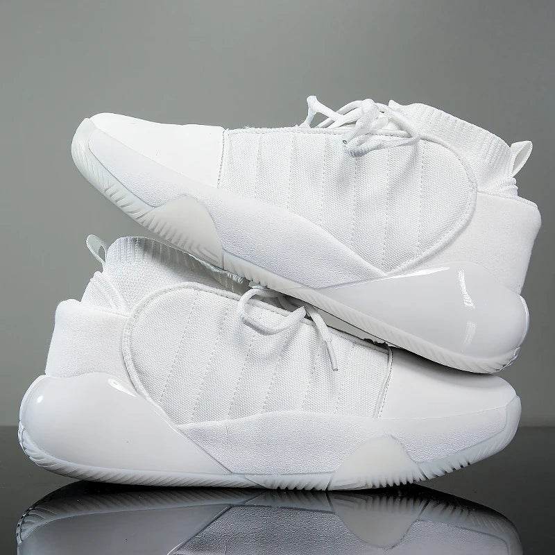 2024 New Men's Basketball Shoes Unisex Cushioning Anti-Friction Sport Shoes Men Light Basketball Sneakers Man High Top Gym Boots - KICKSTART