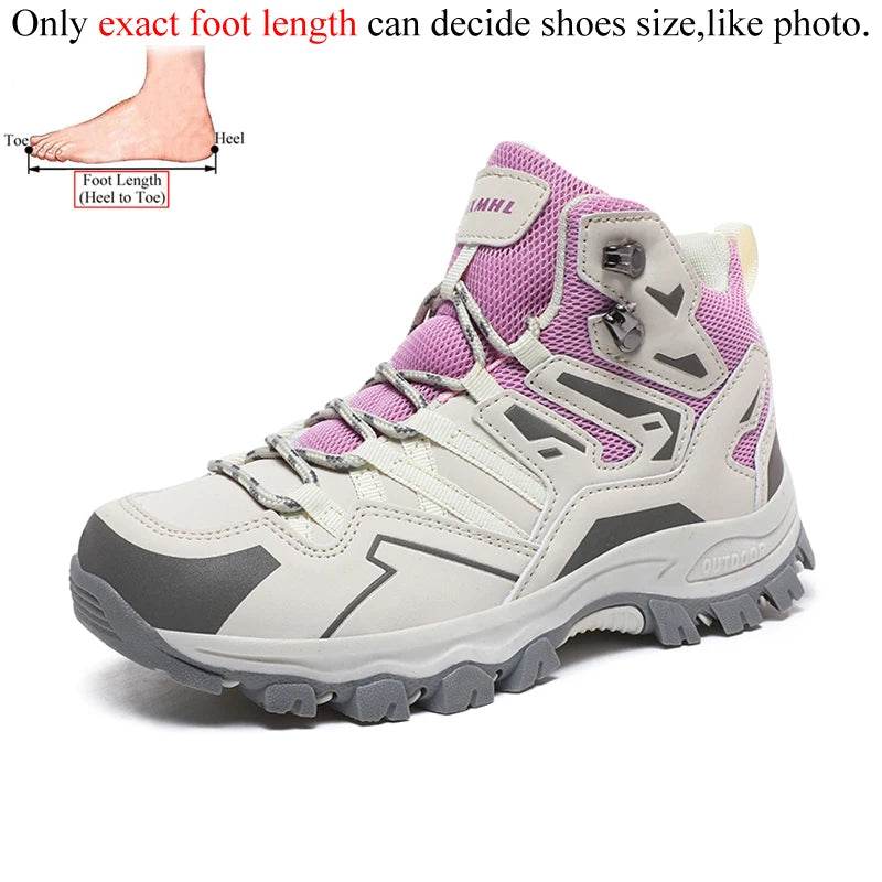 Outdoor Women Ankle Hiking Boots Trekking Shoes Mountain Tracking Treking Sneakers - KICKSTART