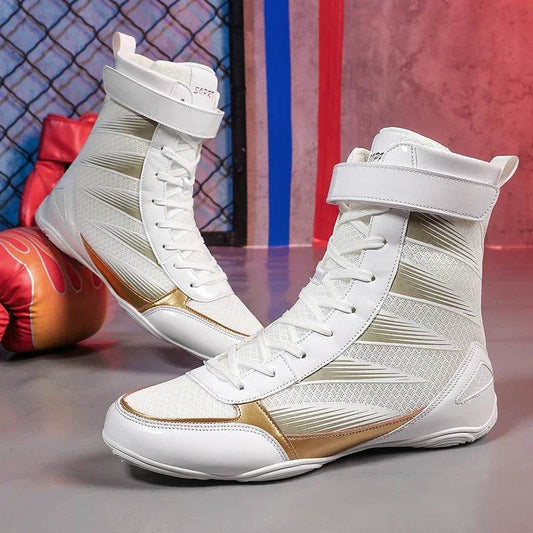 Stylish Brand Wrestling Shoes for Men Big Size Male Boxer Fighting Boots Indoor Gym Adult Wrestling Boxing Sport Training Boots - KICKSTART