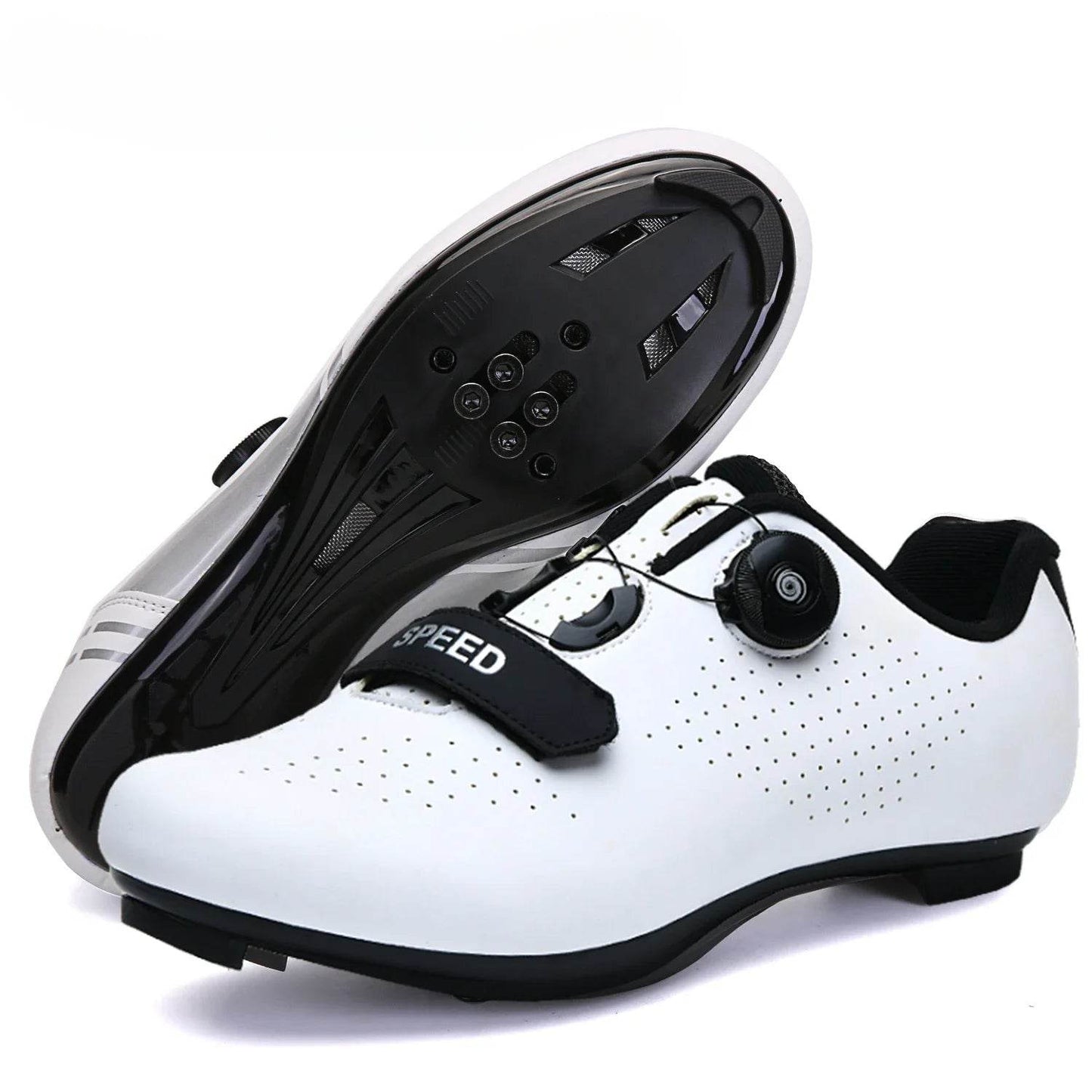 Professional Cycling Shoes Men MTB Self-Locking Outdoor Bicycle Sneakers Racing Road Bike SPD Cleat Shoes Ultralight Sport Shoes - KICKSTART