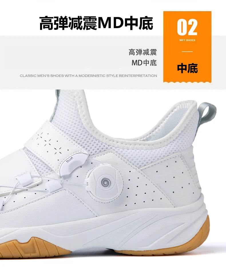 2022 New Volleyball Shoes for Men and Women Comfortable Badminton Training Sports Shoes for Men Tennis Shoes Size 36-46 - KICKSTART