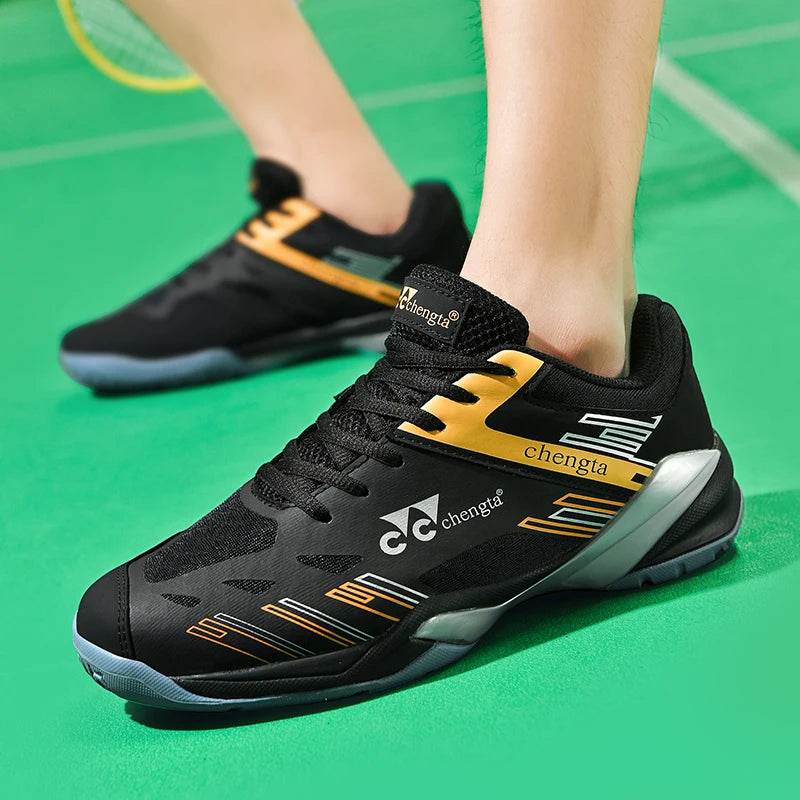 Men Tennis Lightweight Carbon Plate Badminton Training Sport Shoes Outdoor Professional Volleyball Squash Athletic Sneakers - KICKSTART