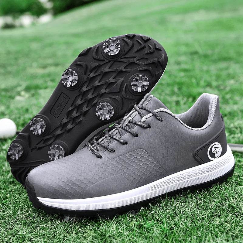 Professional Casual Golf Shoes Outdoor Waterproof Non-Slip Golf Sneakers Men Luxury Athletic Golfer Footwear Golfing Sport Shoes - KICKSTART