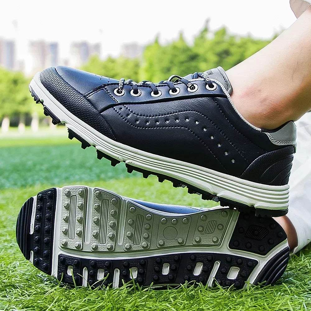 Professional Men Golf Shoes Quality Golf Sneakers Luxury Outdoor Walking Gym Sneakers - KICKSTART