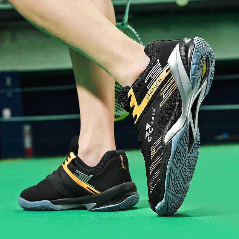 Men Tennis Lightweight Carbon Plate Badminton Training Sport Shoes Outdoor Professional Volleyball Squash Athletic Sneakers - KICKSTART