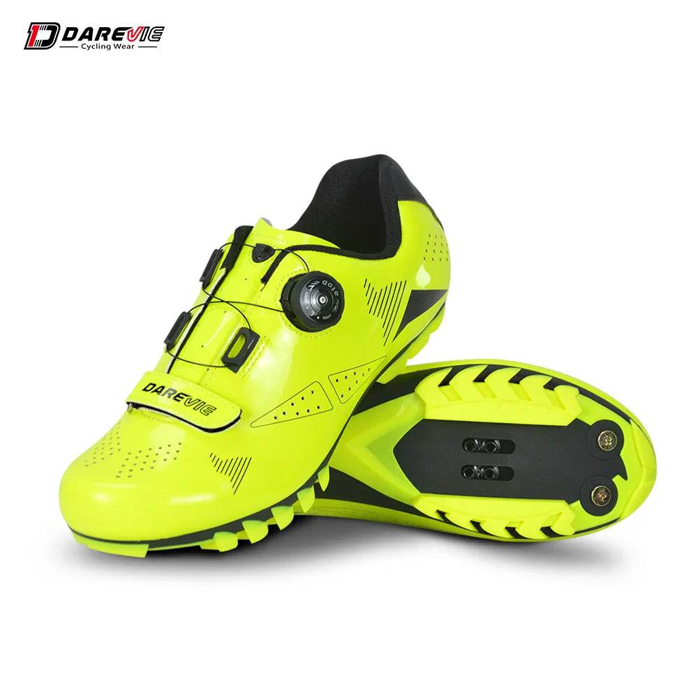 DAREVIE Cycling Shoes MTB Mountain Bike Cycling Shoes Pro Race MTB Self-Locking Bicycle Sneakers Boots SPD Lock Shoes Men Women - KICKSTART