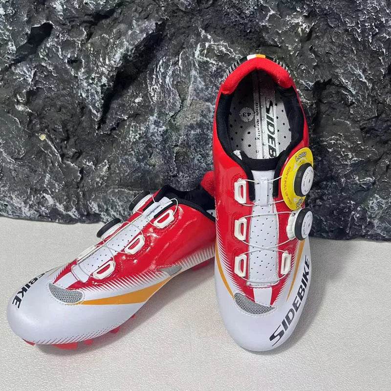 SIDEBIKE Nylon Cycling Sneaker Mtb Mountain Bicycle Shoes Breathable Men's Sneakers Atop Knob Sport Shoes for Adults - KICKSTART