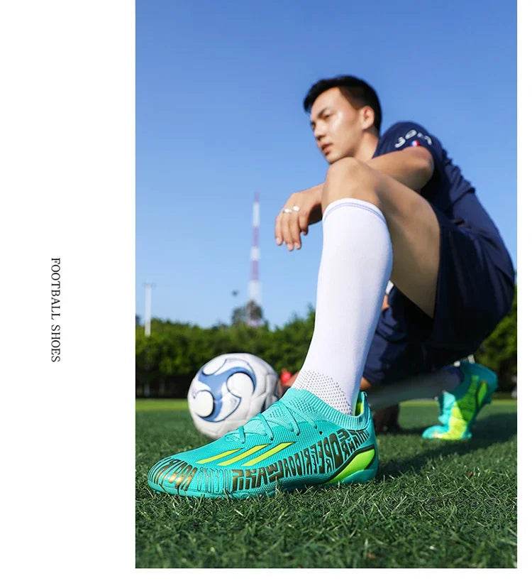 New Men Football Shoes Fast Society Cleats Soccer Shoes Professional Grass Training Football Field Boots Sneaker Match Non Slip - KICKSTART