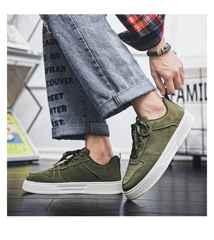 Cheap Shoes Skateboard for Men Fashion Green Low Sneakers Large Size 48 Non-slip Sports Shoes Trainers Men Zapatillas De Skate - KICKSTART