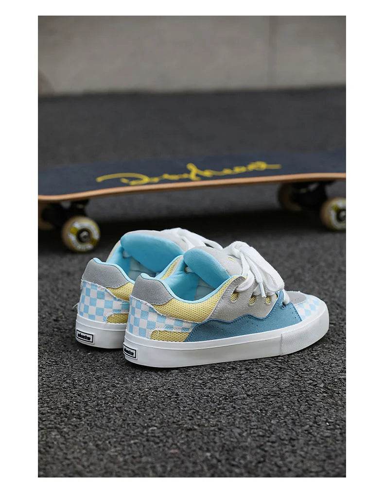 Hot Sale Fashion Unisex Skateboard Shoes Streetwear Canvas Shoes Men Breathable Designer Trainers Women Stylish Casual Sneakers - KICKSTART