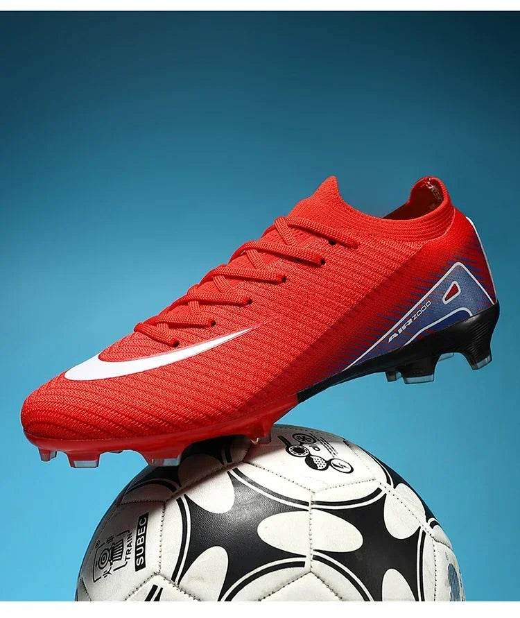 Men FG Soccer Shoes Resistant Society Football Field Boots Original Comfortable Football Shoes Cleats Ultralight Studded Match - KICKSTART