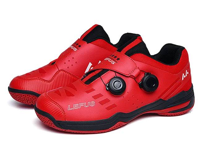 Breathable Men Women Table Tennis Training Shoes Buckle Outdoor Non-slip Badminton Volleyball Squash Athletic Sneakers - KICKSTART