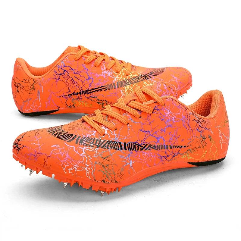 2024 Men Track Field Sprint Shoes Women Spikes Sneakers Athlete Lightweight Running Training Racing Spike Sport Shoes Size 35-45 - KICKSTART