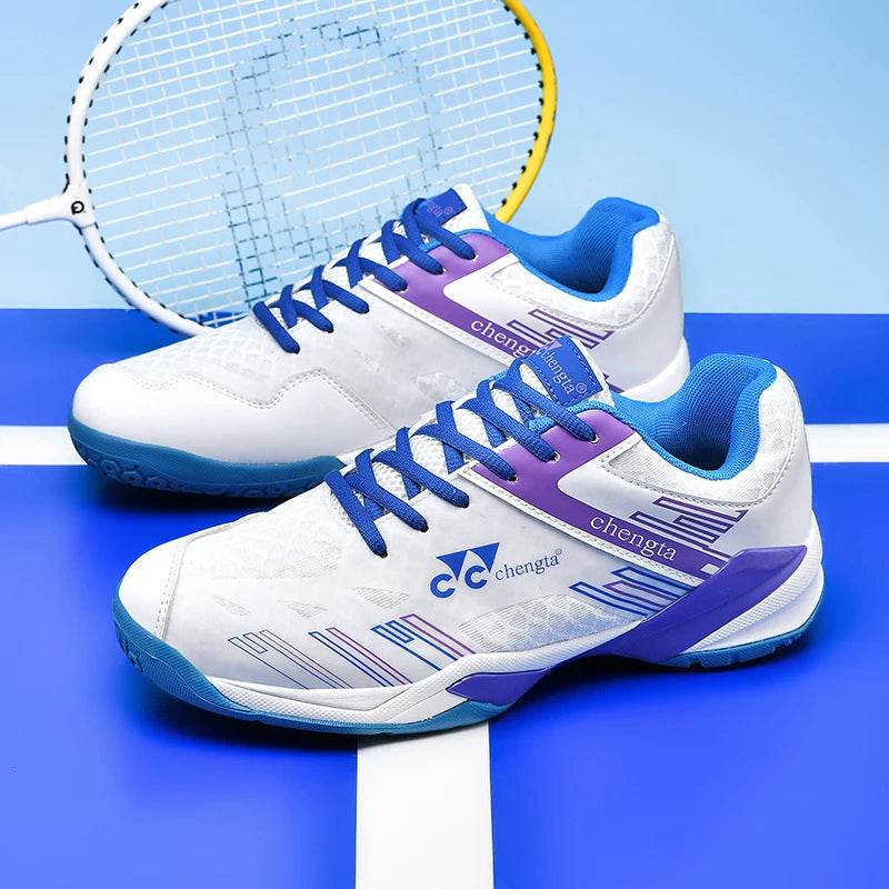 Men Tennis Lightweight Carbon Plate Badminton Training Sport Shoes Outdoor Professional Volleyball Squash Athletic Sneakers - KICKSTART