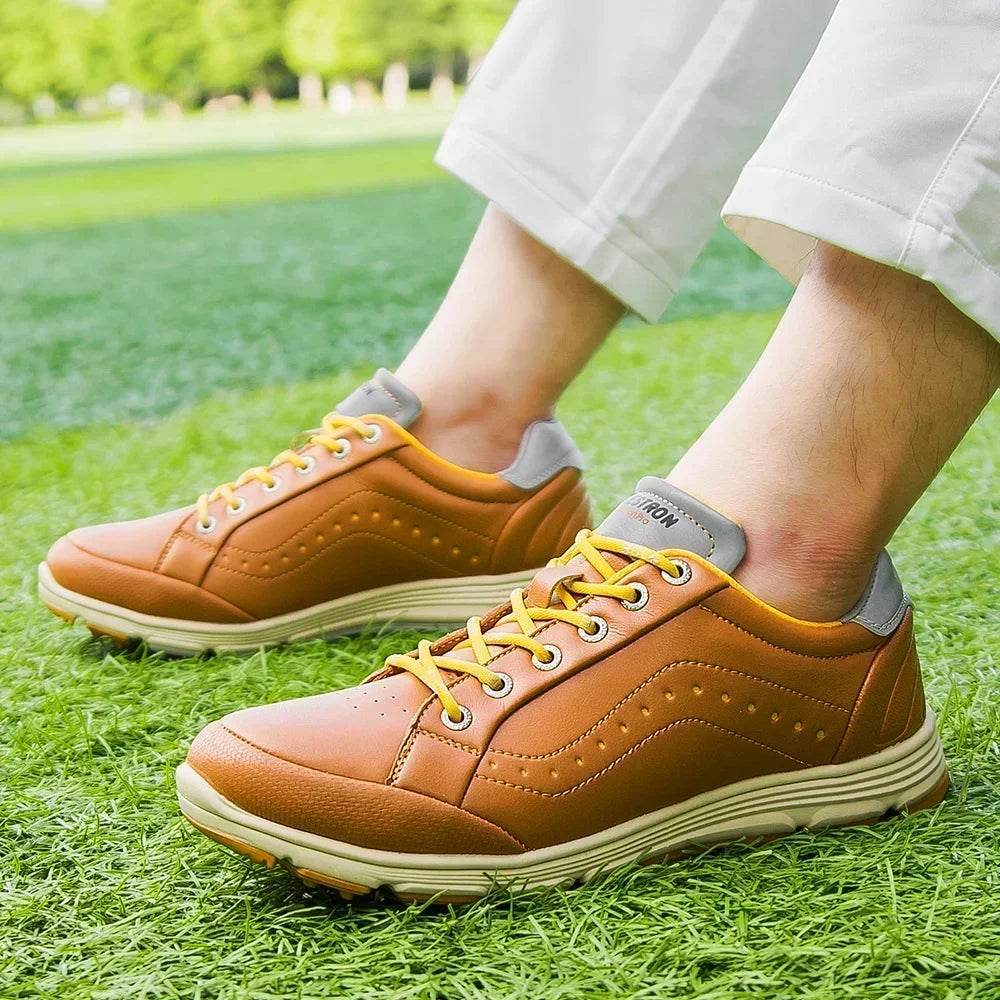 Professional Men Golf Shoes Quality Golf Sneakers Luxury Outdoor Walking Gym Sneakers - KICKSTART