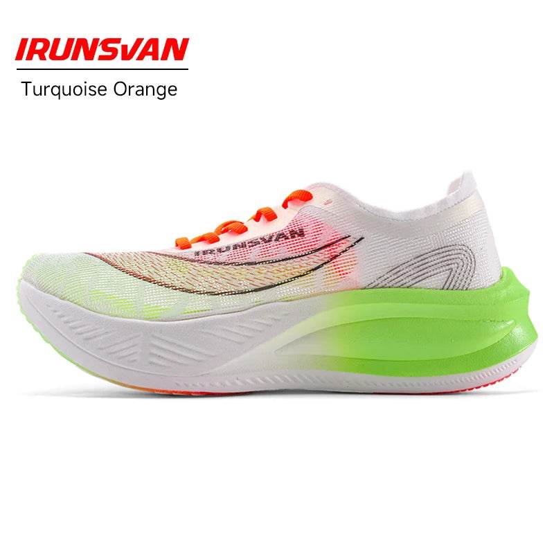 IRUNSVAN Carbon Plate Marathon Running Racing Shoes Men Professional Stable Supp ort Shock-relief Ultra-light Rebound Sneakers ﻿ - KICKSTART