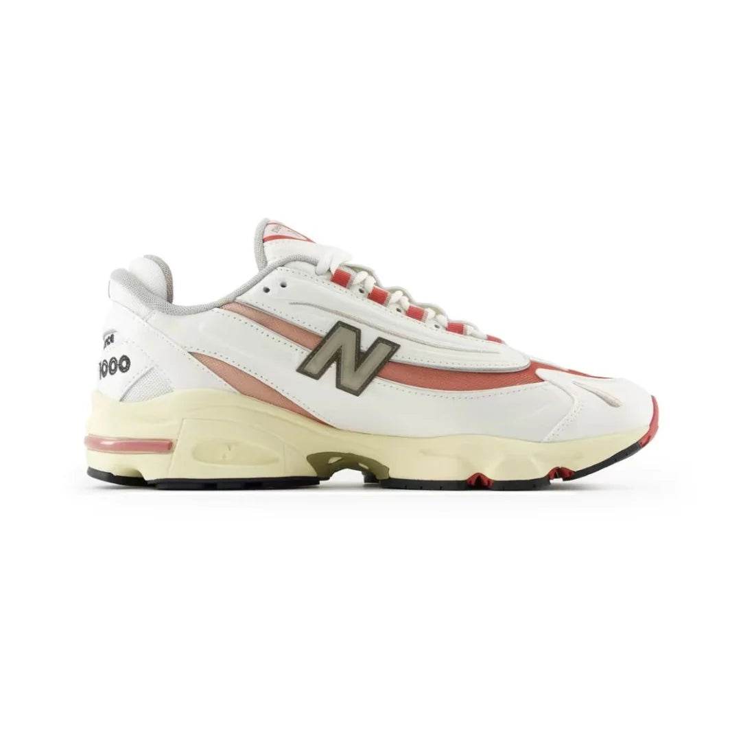 Original New Balance NB 1000 Classic Vintage Mesh Leather Casual Men's and Women's Running Shoes White Grey Sliver M1000SL - KICKSTART