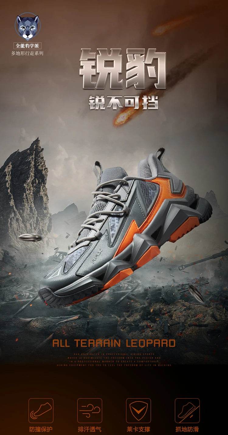 Rax Men Waterproof Hiking Shoes Breathable Hiking Boots Outdoor Trekking Sports Sneakers Tactical Shoes - KICKSTART