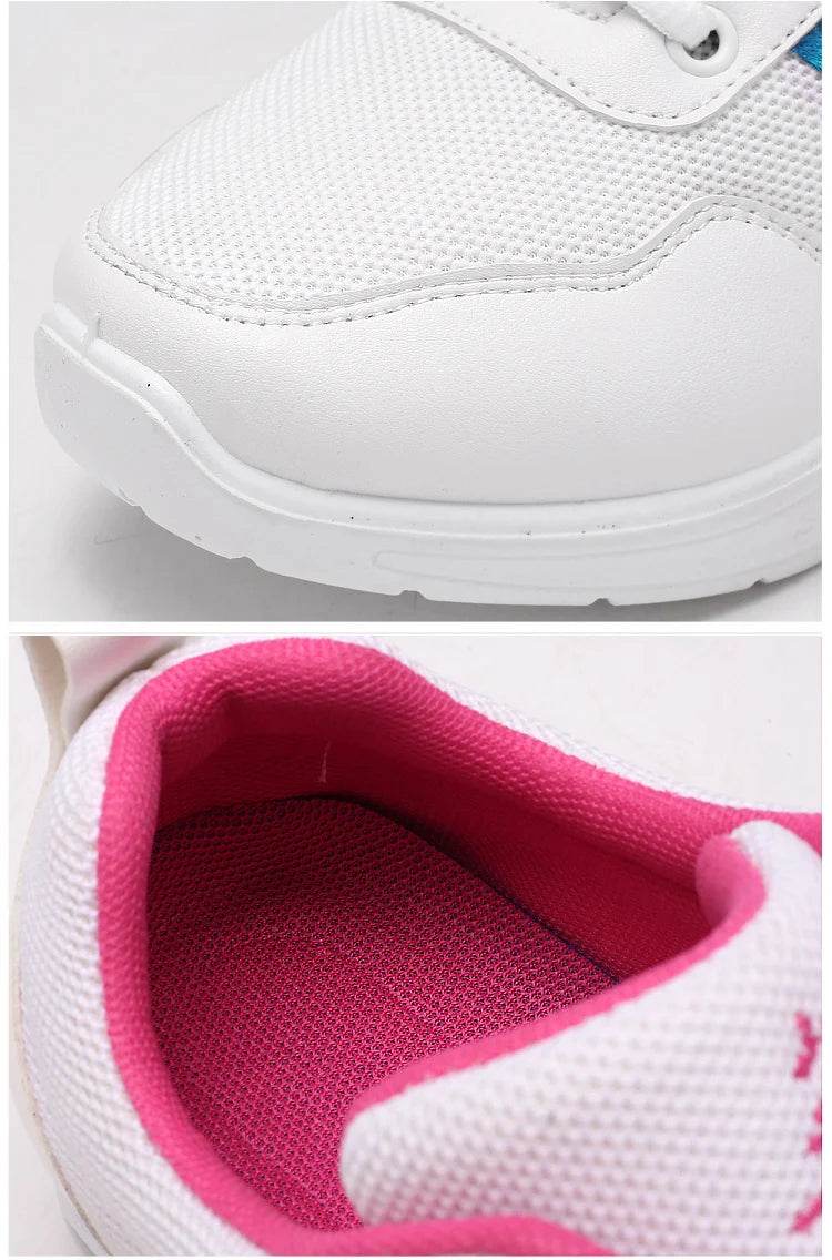 Dance sneakers for woman jazz shoes mesh Modern Outsole Dance Sneakers Breathable Lightweight Dancing fitness shoes for women - KICKSTART