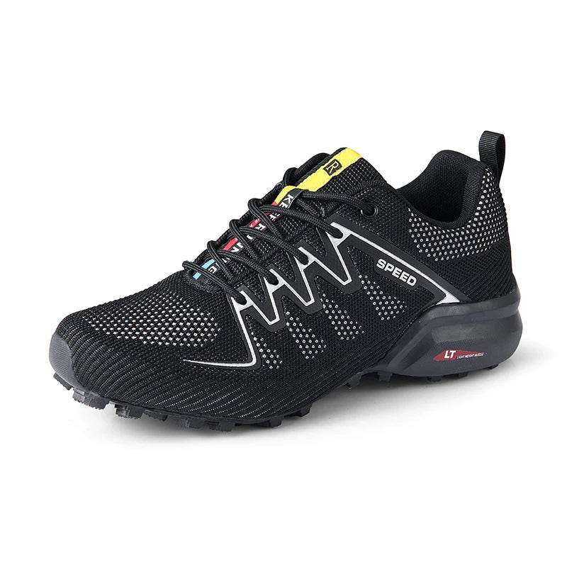 SMS New Men Shoes Sneakers Breathable Outdoor Mesh Hiking Shoes Casual Light Male Sport Shoes Comfortable Climbing Shoes - KICKSTART