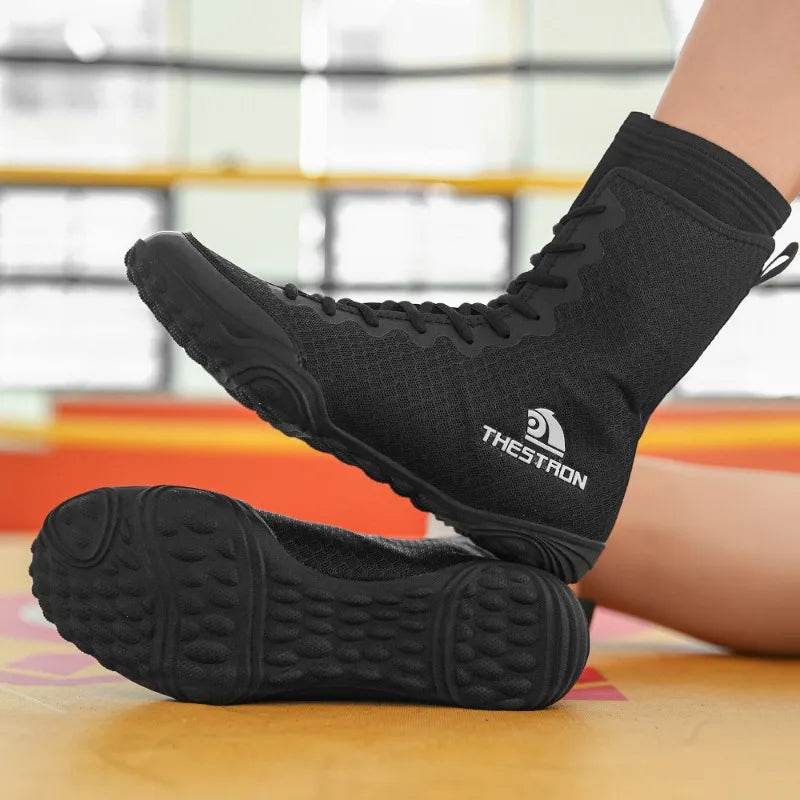 Professional Wrestling Boots Men Women Luxury Brand Boxing Sport Shoes Unisex Top Quality Gym Training Shoe Big Boy - KICKSTART