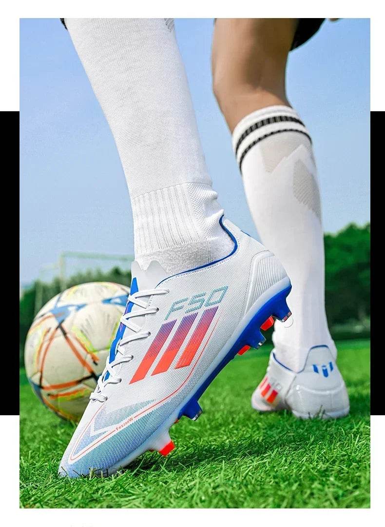 Men Soccer Shoes Society Professional Grass Training Original Football Shoes Cleats Indoor Fast Non Slip Football Field Boots - KICKSTART