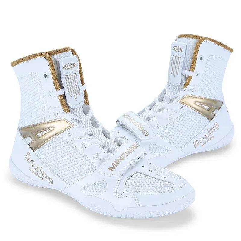 Professional Wrestling Shoes Men Women Boxing Shoes Light Weight Flighting Footwears Anti Slip Wrestling Sneakers - KICKSTART