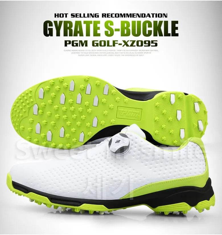 PGM Golf Shoes Waterproof Men's Casual Sports Shoes Breathable Training Sneakers For Male XZ095 - KICKSTART