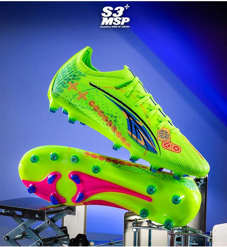 Men TF/AG Soccer Shoes Cleats Grass Training Comfortable Society Sport Wear Sneaker Football Shoes Top Quality Football Boots - KICKSTART