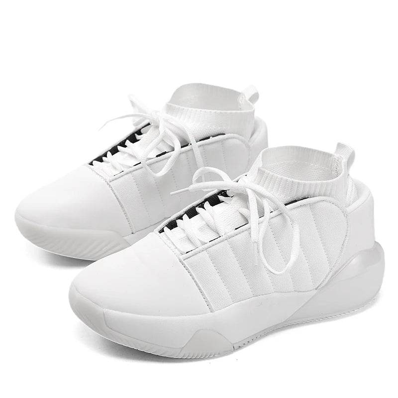 2024 New Men's Basketball Shoes Unisex Cushioning Anti-Friction Sport Shoes Men Light Basketball Sneakers Man High Top Gym Boots - KICKSTART