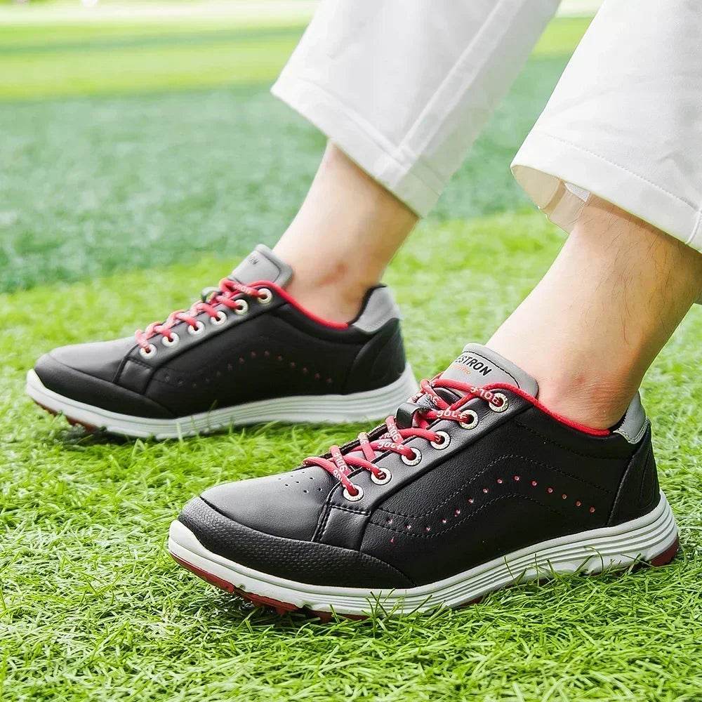 Professional Men Golf Shoes Quality Golf Sneakers Luxury Outdoor Walking Gym Sneakers - KICKSTART