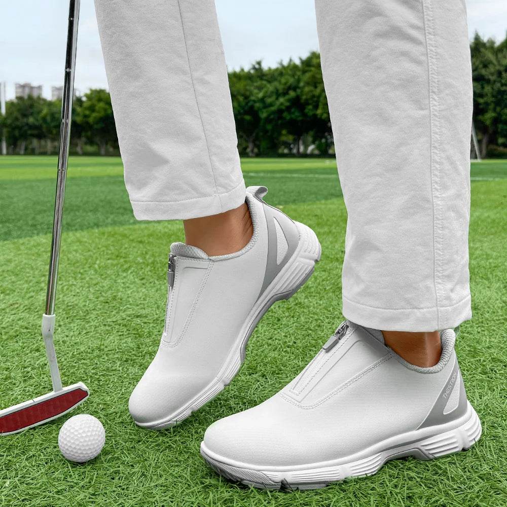 Women Spikeless Golf Shoes Professional Waterproof Golf Sneakers Comfortable Gym Sneakers - KICKSTART