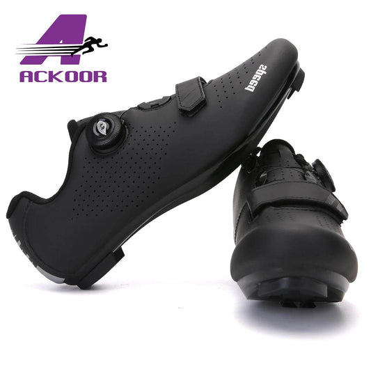 Professional Cycling Shoes Men MTB Self-Locking Outdoor Bicycle Sneakers Racing Road Bike SPD Cleat Shoes Ultralight Sport Shoes - KICKSTART