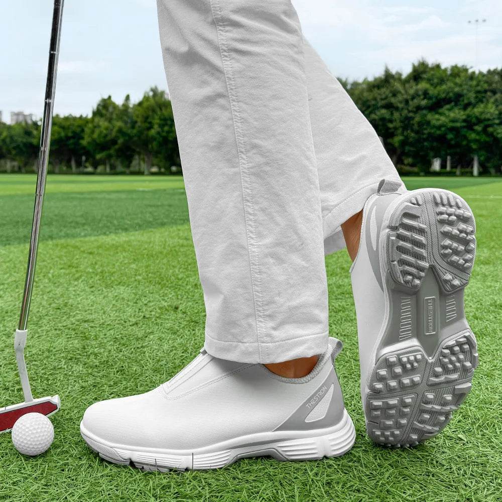 Women Spikeless Golf Shoes Professional Waterproof Golf Sneakers Comfortable Gym Sneakers - KICKSTART