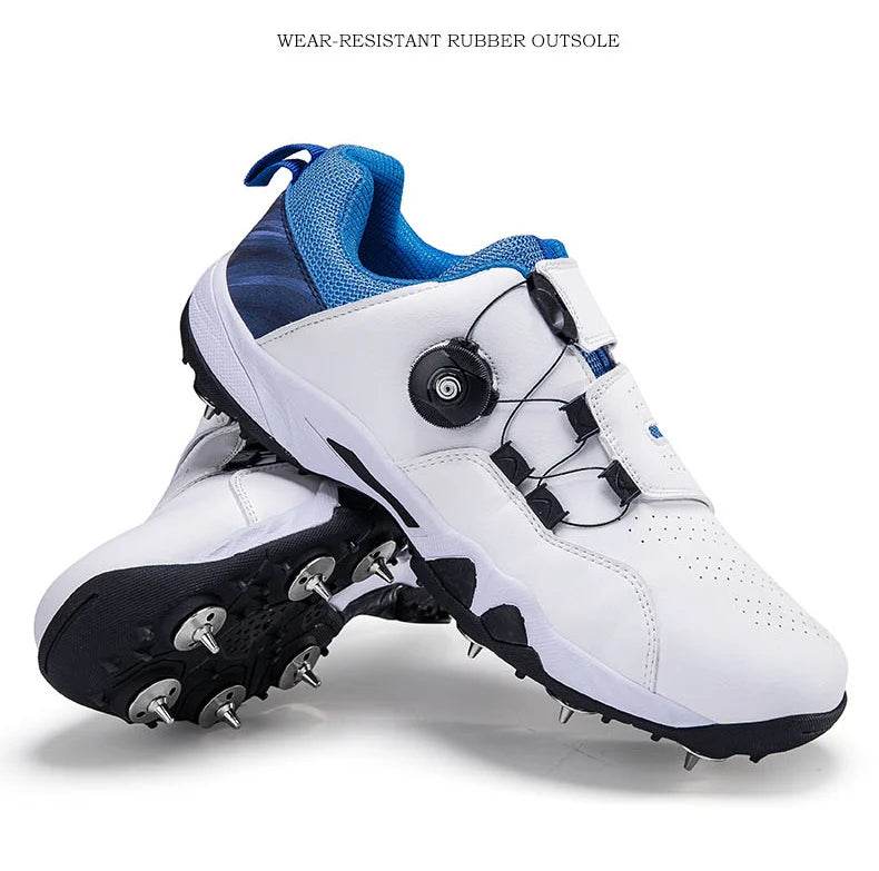 New Style Couple Baseball Shoes Non Slip Outdoor Spiked Sneakers Comfortable Softball Training Shoes Low Top Outdoor Sneakers - KICKSTART