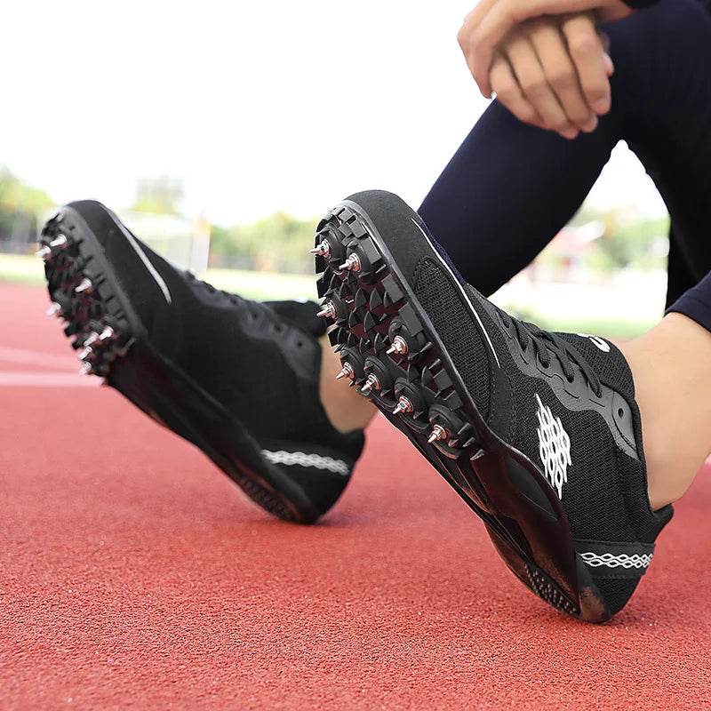 Track Shoes Spikes Men Professional Track and Fields Sneakers Women Sprinter Running Shoes Couples Spikes Sports Shoes Athletics - KICKSTART