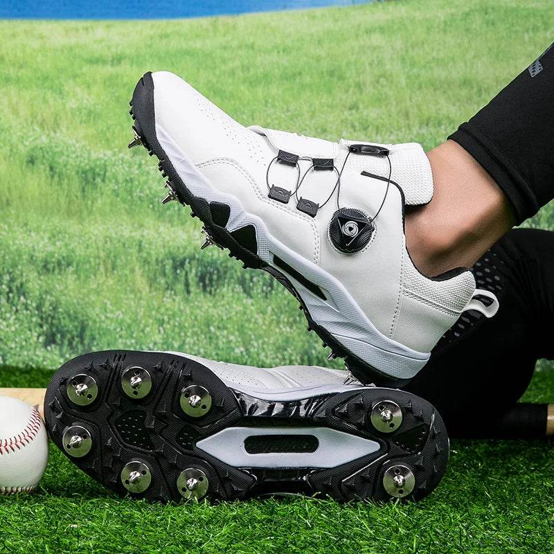 New Style Couple Baseball Shoes Non Slip Outdoor Spiked Sneakers Comfortable Softball Training Shoes Low Top Outdoor Sneakers - KICKSTART