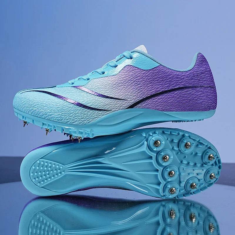 Men Track Field Shoes Women Spikes Sneakers Athlete Running Training Lightweight Racing Match Spike Sport Shoes Plus Size 35-45 - KICKSTART