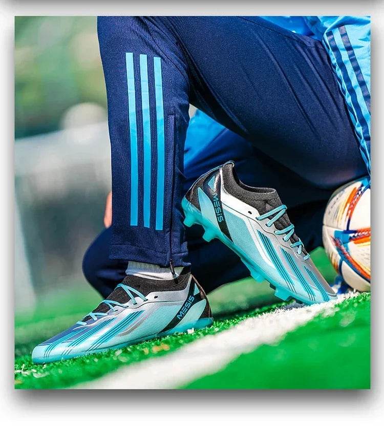 Original New Men Football Shoes Professional Grass Training TF/FG Soccer Shoes Society Cleats Indoor Fast Football Field Boots - KICKSTART