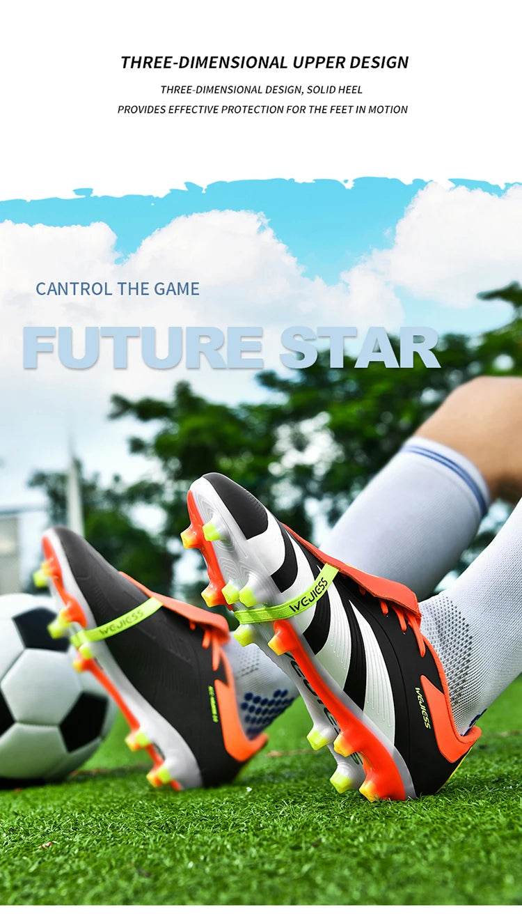 Pink Soccer Shoes For Men Indoor Training Football Boots Men Professional Soccer Cleats Men Futsal Shoe botas de fútbol - KICKSTART