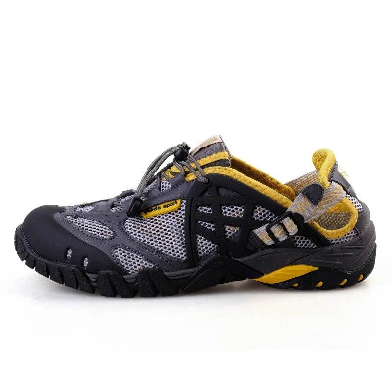 Men Outdoor Sneakers Breathable Hiking Shoes Big Size Men Women Outdoor Hiking Sandals Men Trekking Trail Water Sandals Big Size - KICKSTART