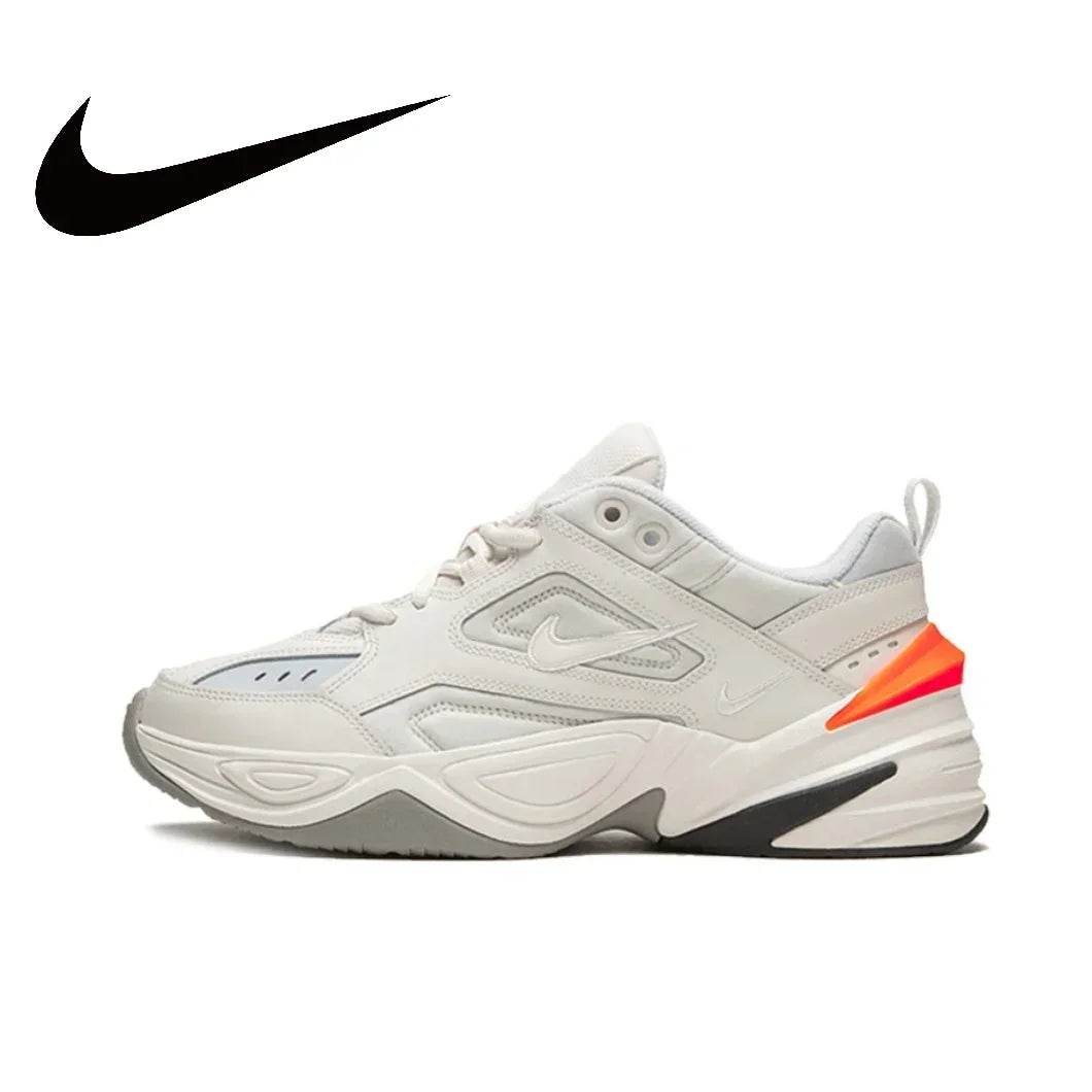 Nike M2K Tekno Low Classic Retro Casual Running Shoes Women's Shock Absorption Anti slip Sneakers Khaki - KICKSTART