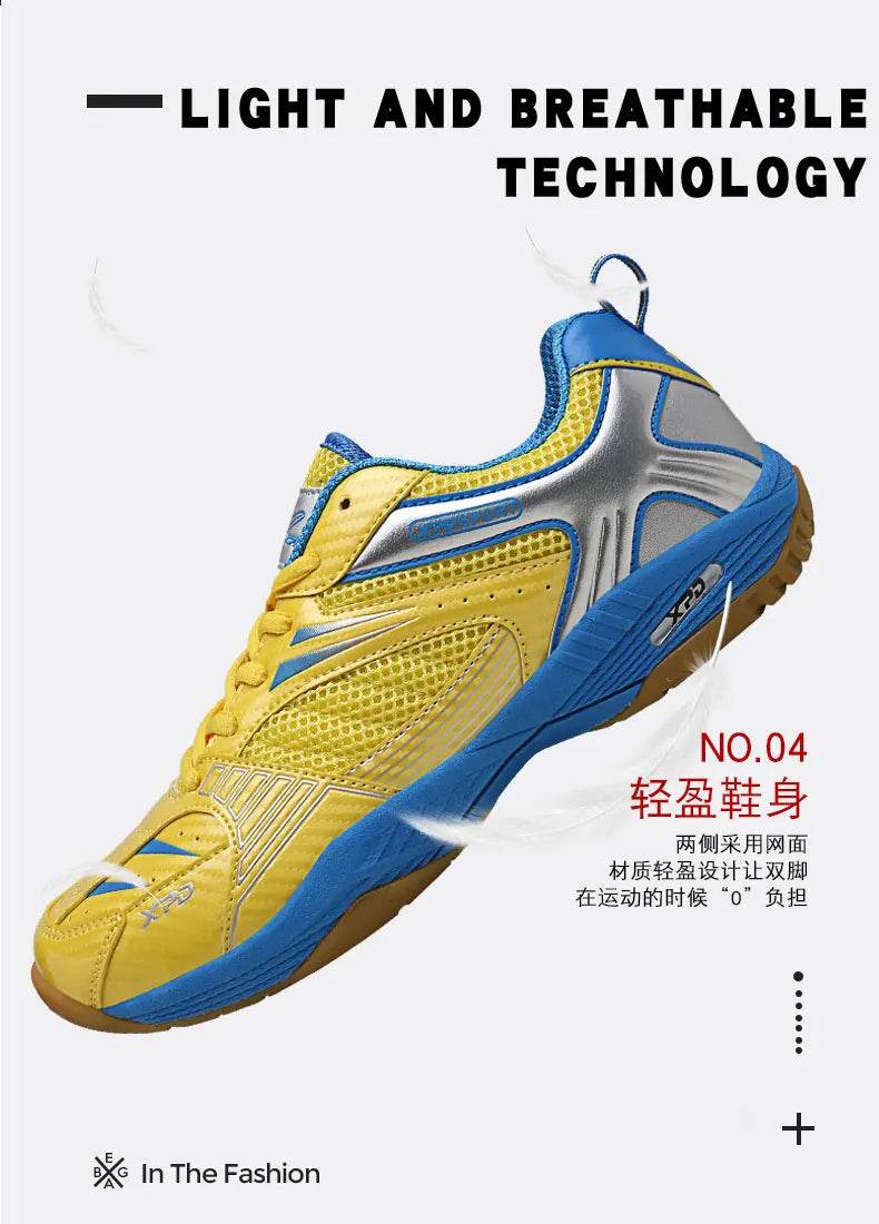 2024 New Men's and Women's Volleyball Shoes, Outdoor Fitness Badminton Shoes, Mesh Breathable Tennis Shoes, Sizes 36-45 - KICKSTART