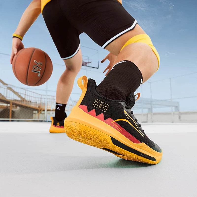 361 Degrees DVD Team Basketball Shoes Low-top Wear-resistant Non-slip Professional Actual Combat Cushion Male Sneakers 672431109 - KICKSTART