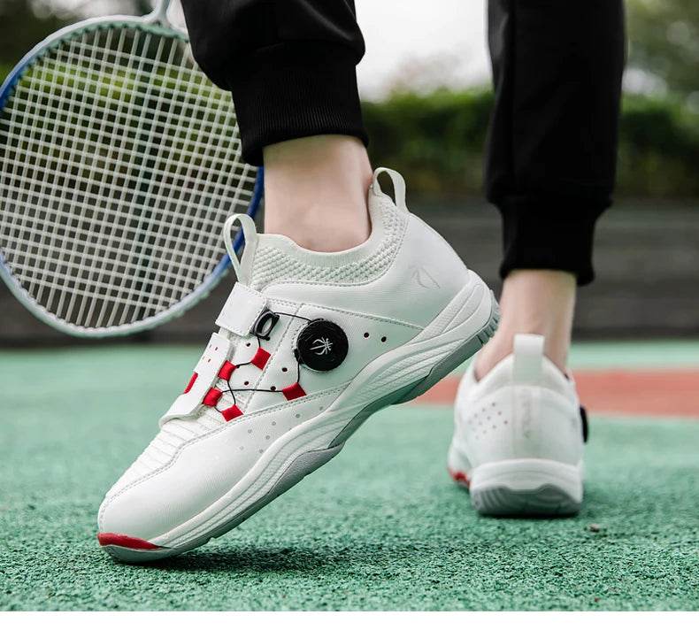 Men Badminton Sport Shoes Quick Lacing Men Volleyball Sneakers Non-slip Women Table Tennis Shoes Outdoor Tennis Footwear A88 - KICKSTART